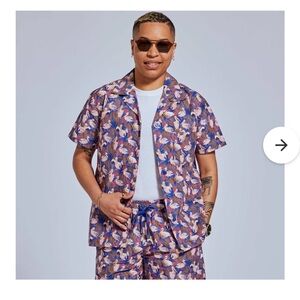 Kirrin Finch Pelican Print Cabana Set